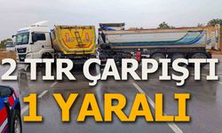 2 TIR ÇARPIŞTI 1 YARALI