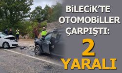 BİLECİK'TE OTOMOBİLLER ÇARPIŞTI: 2 YARALI