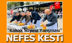 ''KABAK SOYMA YARIŞMASI'' NEFES KESTİ