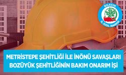 İLİMİZ, BOZÜYÜK İLÇESİNDE BULUNAN METRİSTEPE ŞEHİTLİĞİ İLE İNÖNÜ SAVAŞLARI BOZÜYÜK ŞEHİTLİĞİNİN BAKIM ONARIM İŞİ
