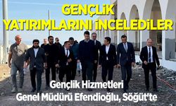 Söğüt'te Gençlik Yatırımlarını İncelediler