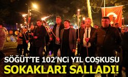 SÖĞÜT'TE 102'NCİ YIL ÇOŞKUSU SOKAKLARI SALLADI