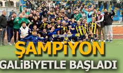 ŞAMPİYON GALİBİYETLE BAŞLADI