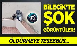 Bilecik'te şok görüntüler: Öldürmeye teşebbüs