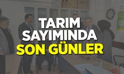 Tarım Sayımında Son Günler