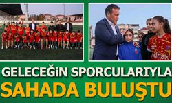 GELECEĞİN SPORCULARIYLA SAHADA BULUŞTU