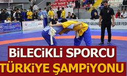 Bilecikli güreşçi Türkiye şampiyonu oldu