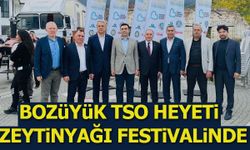 Bozüyük TSO Heyeti Zeytinyağı Festivalinde
