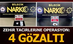 Zehir tacirlerine operasyon: 4 gözaltı