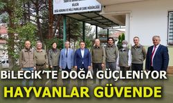 Bilecik'te doğa güçleniyor, hayvanlar güvende