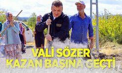 Vali Sözer, kazan başına geçti