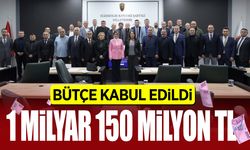 1 milyar 150 milyon TL bütçe kabul edildi