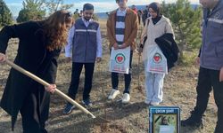 Kütahya’da şehit çocukları için fidan dikim etkinliği
