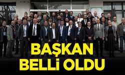 Başkan belli oldu