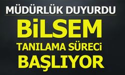 BİLSEM Tanılama Süreci Başlıyor