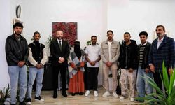 BŞEÜ rektör yardımcısı yabancı öğrencilerle buluştu