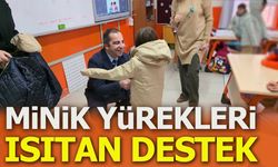 Minik yürekleri ısıtan destek