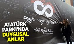 Atatürk Parkı'nda duygusal anlar