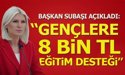 GENÇLERE 8 BİN TL EĞİTİM DESTEĞİ