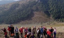 İstanbul’dan gelip Camiliyayla köyünde doğa yürüyüşü yaptılar