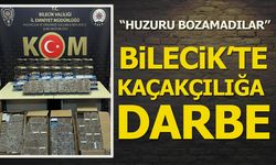 BİLECİK'TE KAÇAKÇILIĞA DARBE