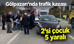Gölpazarı'nda trafik kazası: 2’si çocuk 5 kişi yaralandı