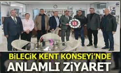 Bilecik Kent Konseyi’nde Anlamlı Ziyaret