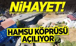 Nihayet! Hamsu Köprüsü Açılıyor