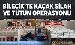 Bilecik’te Kaçak Silah ve Tütün Operasyonu