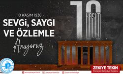 PAZARYERİ BELEDİYE BAŞKANLIĞI 10 Kasın Atatürk'ü Anma Günü Mesajı