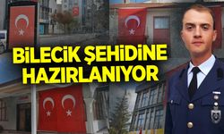 Bilecik şehidine hazırlanıyor