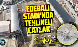 Edebali Stadında Tehlikeli Çatlak!