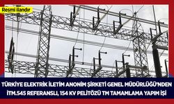 İTM.545 REFERANSLI, 154 KV PELİTÖZÜ TM TAMAMLAMA YAPIMI