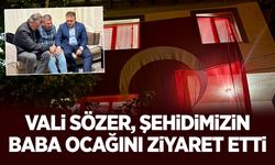 BİLECİK VALİSİ SÖZER, ŞEHİT ASTSUBAY ÜSTÇAVUŞ İLHAN ONGAN’IN BABA OCAĞINI ZİYARET ETTİ