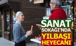 Sanat Sokağı'nda yılbaşı heyecanı