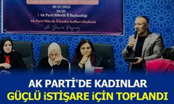 AK PARTİ'DE KADINLAR GÜÇLÜ İSTİŞARE İÇİN TOPLANDI