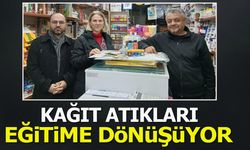 KAĞIT ATIKLARI EĞİTİME DÖNÜŞÜYOR