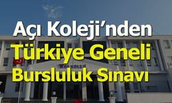 Açı Koleji’nden Türkiye Geneli Bursluluk Sınavı