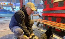 Bu taksi durağı esnafın hayvan sevgisi ile öne çıkıyor