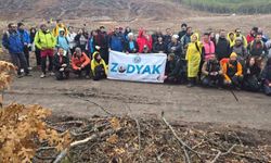 Orman yangınlarından etkilenen bölgede 450 fidan dikildi