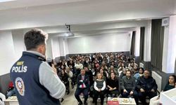 Polisten 500 öğrenciye SİBERAY egitimi