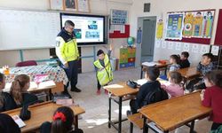 Tavşanlı'da öğrencilere trafik eğitimi