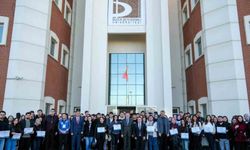 BŞEÜ’de ÜNİDES sertifika töreni