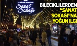 BİLECiKLİLERDEN SANAT SOKAĞINA YOĞUN İLGİ