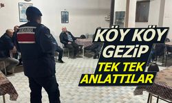 KÖY KÖY GEZİP TEK TEK ANLATTILAR