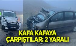 Bilecik’te iki araç kafa kafaya çarpıştı: 2 Yaralı