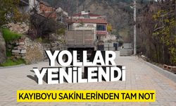 Kayıboyu Sakinlerinden Tam Not: Yollar Yenilendi