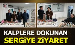 Kalplere dokunan sergiye ziyaret