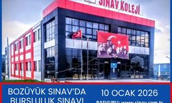 BOZÜYÜK SINAV'DA BURSLULUK SINAVI