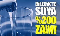 Bilecik’te suya yüzde 200 zam yapıldı